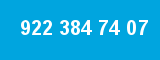 922 384 74 07 922 384 74 07